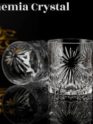 Crystal Whiskey Glasses - Gift Set Of 2 Soleil Glass Tumblers (10.7oz)