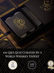 Whiskey Chilling Stones & Quiz Gift Set - 100 Q&A for Whiskey Lovers