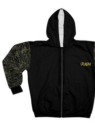 Camo Unisex Zip Hoodie - Automatically Matched To Design