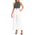 Halter Neck Buckle Belted Jumpsuit - Automatically Matched To Design