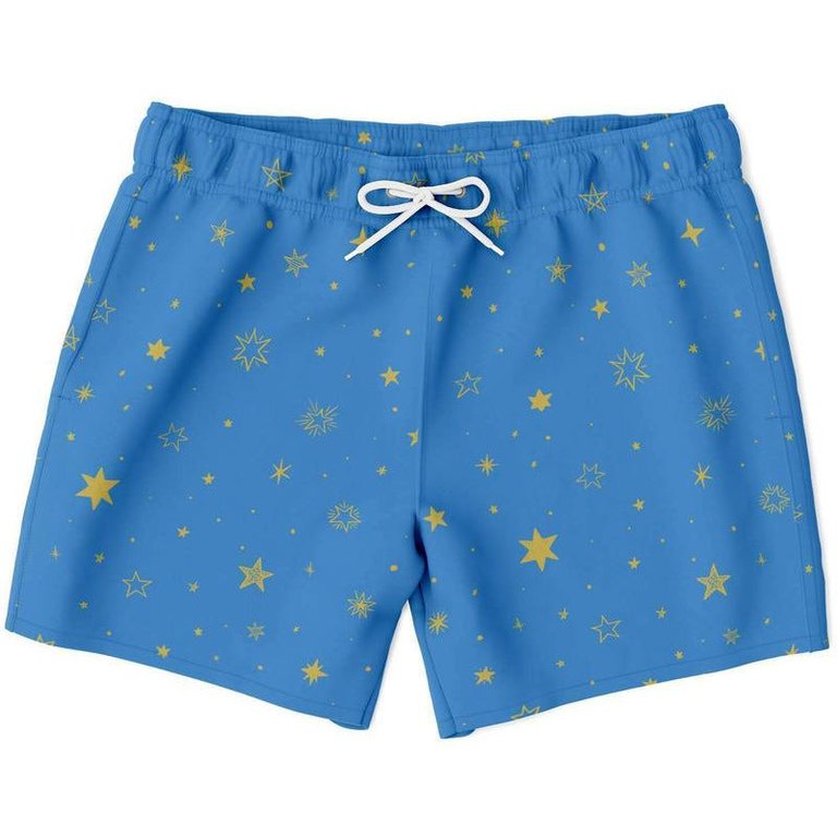 New SS Swim Trunks - Blue