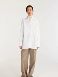 Back Slit Shirt - White
