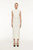 Stretch Cady Midi Dress Cream - Cream