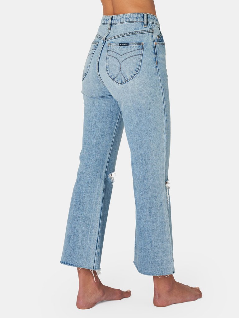 East Coast High Rise Crop Flare Jeans