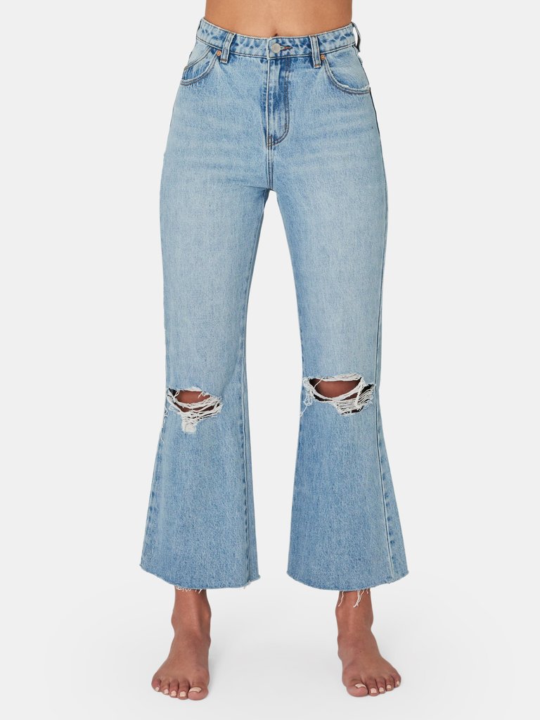 East Coast High Rise Crop Flare Jeans