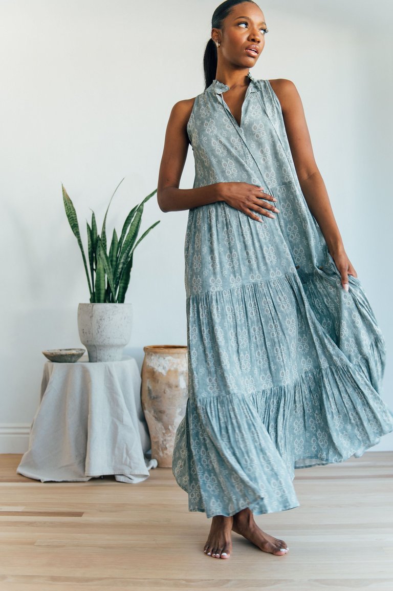 Sienna Maxi - Faux Denim - Faux Denim