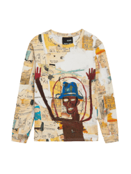 Basquiat "Hollywood Africans" Unisex Long-sleeve T-shirt - Multicolored