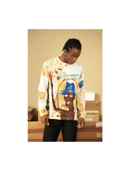 Basquiat "Hollywood Africans" Unisex Long-sleeve T-shirt