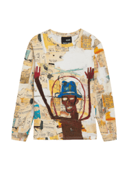 Basquiat "Hollywood Africans" Unisex Long-sleeve T-shirt -  Multicolored