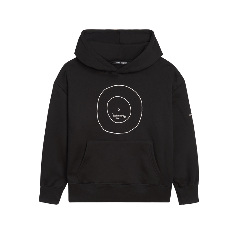 Basquiat “Now's The Time” Unisex Hoodie - Black
