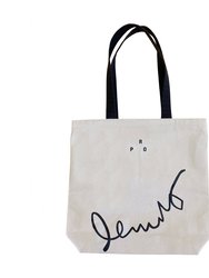 Basquiat "Per Capita" Large Canvas Tote Bag