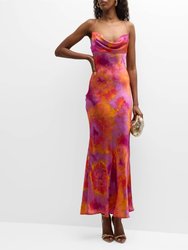 Capri Dress - Tie Dye Pink