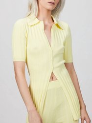 Waverly Knit Top - Pale Yellow