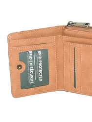 Compact Zip Around Snap Wallet