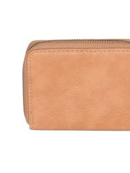 Compact Zip Around Snap Wallet