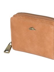 Compact Zip Around Snap Wallet