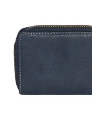 Compact Zip Around Snap Wallet