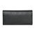 Ladies Large Cluth With Removable Checkbook - Black