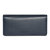 Ladies Leather Rfid Expander Clutch Wallet - Navy