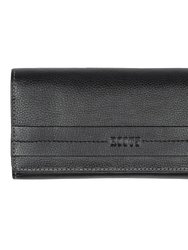 Ladies Pocket Clutch Wallet - Black