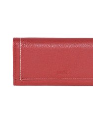 Ladies Rfid Wallet - Crimson