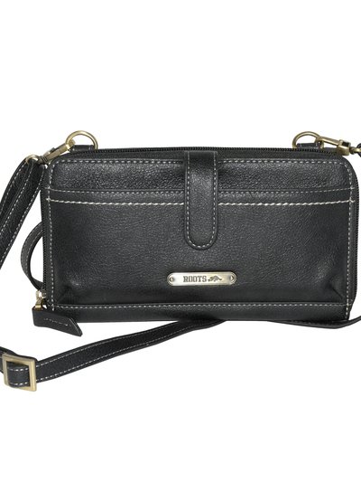 Roots Ladies Zip Around Wallet With Crossbody Strap product