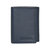 Leather RFID Trifold Wallet - Navy