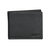 Men's Leather Slim Fold Wallet - Black
