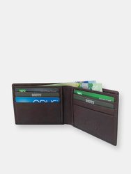 Mens Leather Wallet & Card Holder Set