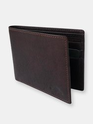 Mens Leather Wallet & Card Holder Set