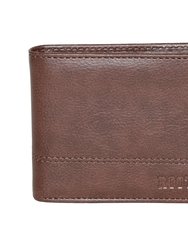 Mens Slim Billfold Wallet Brown - Brown