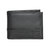 Mens Slim Wallet With Non Removable Top Flap Black - Black