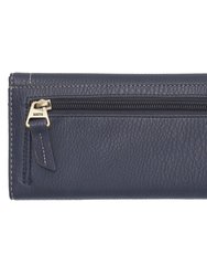 Rfid Slim Clutch Wallet