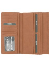 Rfid Slim Clutch Wallet