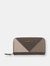 Roots Ladies Zip-Around Wallet - Brown