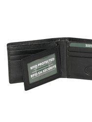 Roots Leather Slimfold Wallet with Removable Passcase