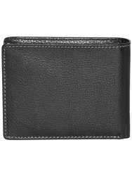 Roots Leather Slimfold Wallet with Removable Passcase