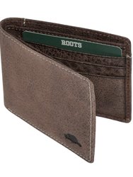 Roots Men's Leather Slim Id Wallet