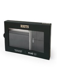 Roots Mens Leather Trifold & Id Holdr Set