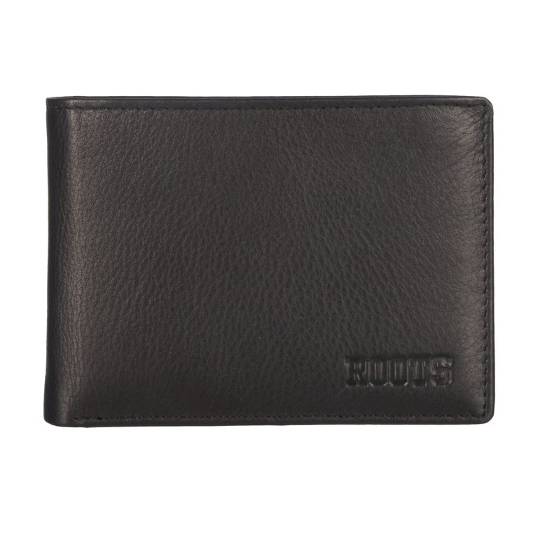 ROOTS Slimfold Wallet with Removable Passcase - BLKNVY