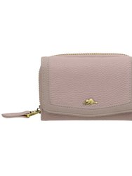 ROOTS Trifold Snap and Zip Clutch - Lavender Mist