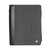 ROOTS ZIP AROUND PADFOLIO WITH HANDLE - charcoal