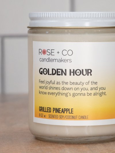 Rose + Co. Candlemakers Golden Hour Candles product