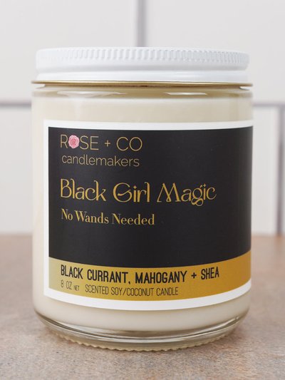 Rose + Co. Candlemakers Black Girl Magic Candle product