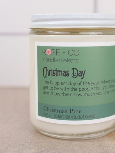 Rose + Co. Candlemakers Christmas Day Candles product