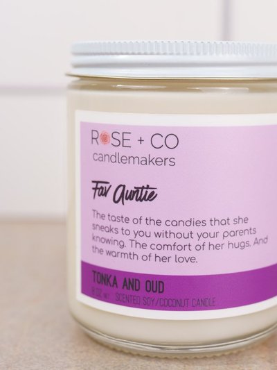 Rose + Co. Candlemakers Fav Auntie Candles product
