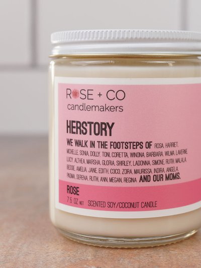 Rose + Co. Candlemakers Herstory Candles product