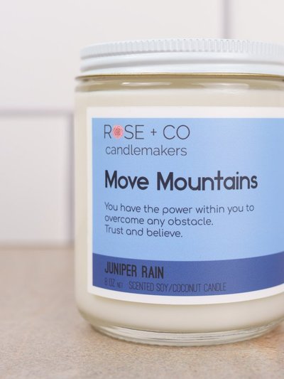 Rose + Co. Candlemakers Move Mountains Candles product