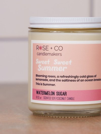 Rose + Co. Candlemakers Sweet Sweet Summer Candles product