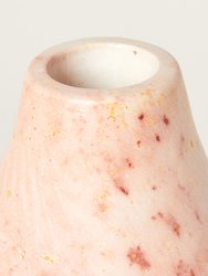 Marbled Soapstone Rounded Short Vase